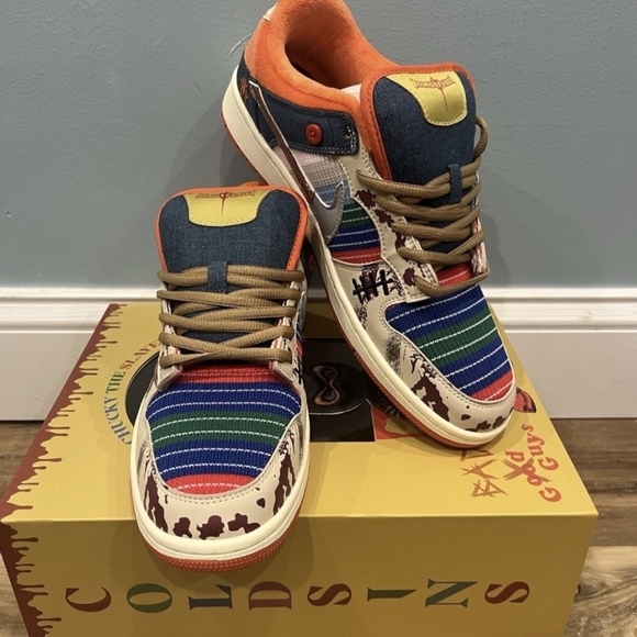 COLDSINS Chucky The Slayer Limited Edition Shoe Size 10.5 New In Box